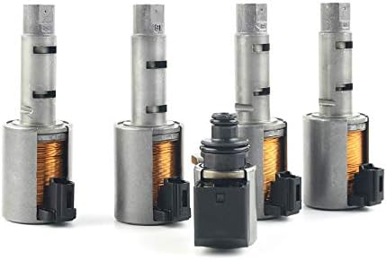 Transmission Solenoid Kit 5Pcs/Set CTV Transmission Valve Solenoids Replacement Fit for Sentra 2015-2012 JF015E