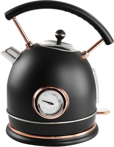Tetera Eléctrica Retro 1.9 Quart Acero Inoxidable miniatura 2