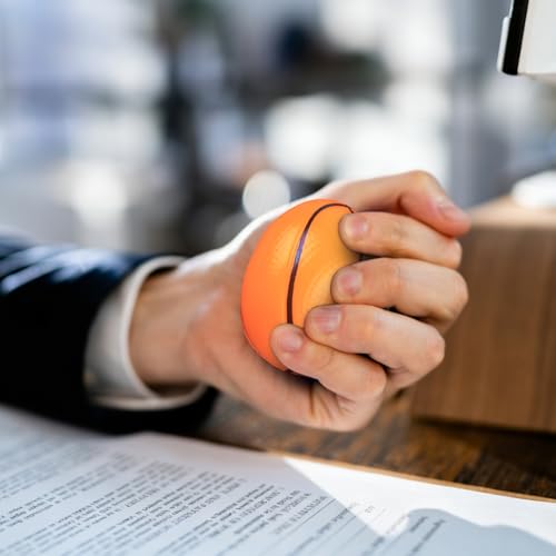 Piłki antystresowe, 12 szt. piłek antystresowych, do koszykówki, piłki antystresowe, małe prezenty dla uczniów, przenośne upominki dla dorosłych, piłka z pianki PU, redukcja stresu