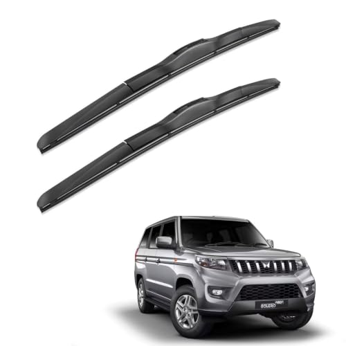 Image of Oshotto Frameless (O.E.M Type) Wiper Blades Compatible with Mahindra Bolero Neo (20 inch / 18 inch)