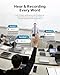 iFLYTEK AI Recorder S6, AI Voice Recorder with Real-Time Transcription & AI Summaries, Long-Range Recording, HD Audio, Offline Mode & Translation, Smart Recorder for Meetings, Interviews & Lawyers