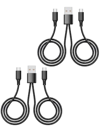 Facile da Trasportare e Utilizzare: Con una lunghezza di 1,2 metri e un design compatto, questo 2 in 1 cable chargeur usb a y usb c è ideale per l'uso in viaggio o in ufficio. È leggero, facile da riporre e resistente. Non c’è bisogno di preoccuparsi di cavi ingombranti o che si aggrovigliano, semplificando il processo di ricarica