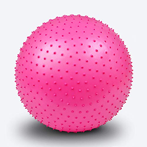 XUE Exercise Ball By For Flexible Seating Anti Burst Stability Balls For Fitness Pilates Yoga Gym Use As Desk Chair, Pump Included Extra Thick Yoga Ball Chair,Pink,75cm