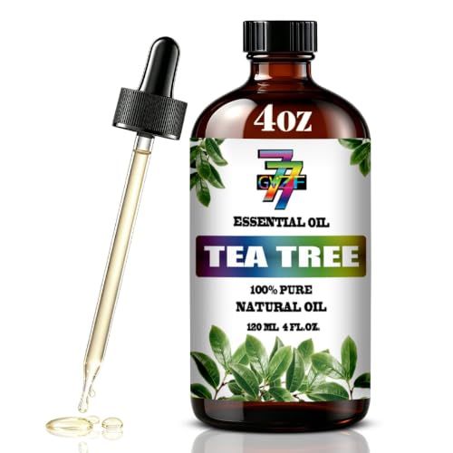 Image of Tea Tree Essential Oil for Diffuser Massage Home, Tea Tree Oil 4 oz