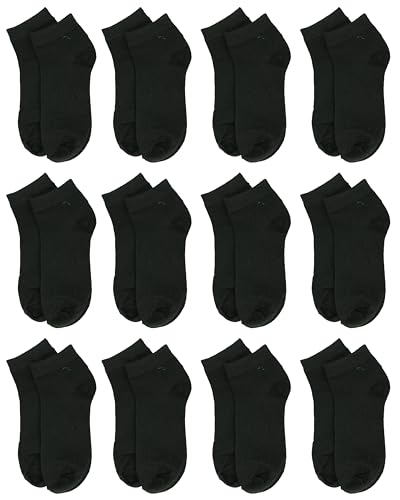 Image of Gelante 12-Pair Women's Ankle Socks, Colorful Comfortable Lightweight Breathable Athletic