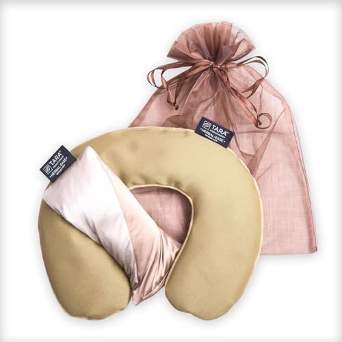 Image of TARA Spa Therapy Herbal-Ease Aromatherapy Pillow Gift Bag Set, Neck + Silk Eye Pillow, Chai