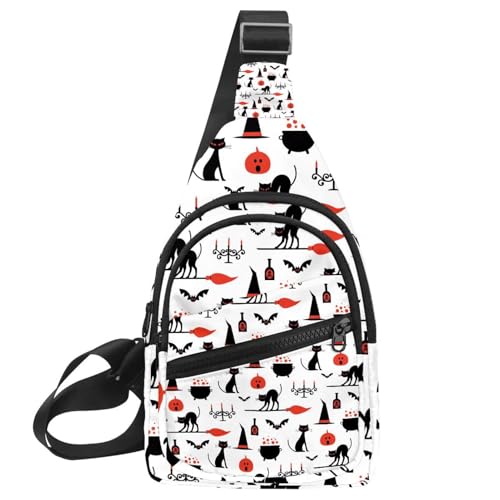 Sac à main bandoulière chat noir citrouille voyage et loisirs