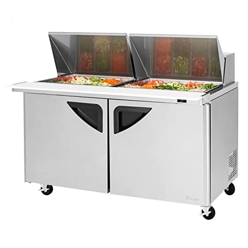 Turbo Air 2-Door Sandwich Salad Prep Table 19-CU.ft. TST-60SD-24-N