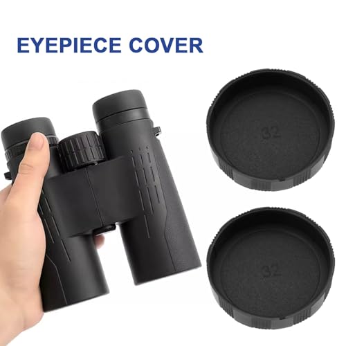 LT Easiyl 4Pcs 32MM Inner Diameter Lens Caps Lens Covers Binocular Objective Lens Cover for Binoculars Telescopes Monocular and Optical Accessory - Thumbnail 2