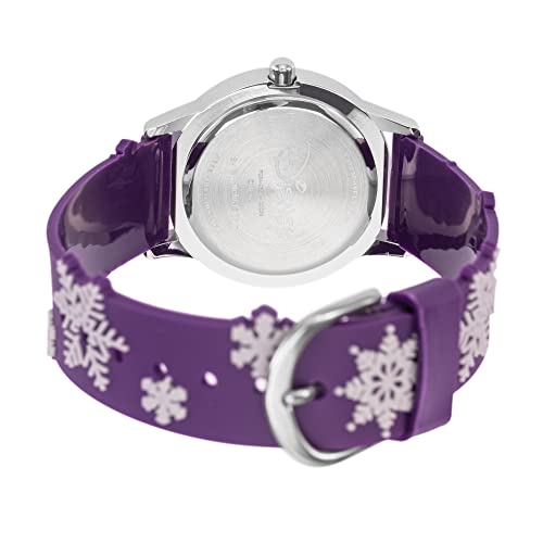 DISNEY Frozen Watch for Girls with Elsa and Anna - Frozen Watch for Kids 3-5 - Elsa Watches - Stainless Steel Case & 3D Plastic Strap - Toys 3-5 Years - and Anna Girls2