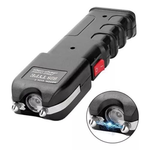 Lanterna Taser de Choque Elétrico Portátil, Autodefesa, com Estoj...