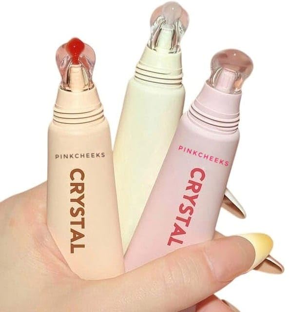 Crystal Fruit Tint Lip Gloss Trio (Set of 3) – Hydrating High-Shine Glossy Lip Tint | Lightweight Non-Sticky Moisturizing Multicolor Lip Care for Women & Girls-picture-45