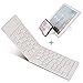 Produktbild IKOS Ultra-Slim tragbare faltbare Bluetooth 3 Tastatur [QWERTY German Layout] für iOS / Windows-Android-Geräte: iPhone 7 7 6s 6 Plus, Samsung, iPad Pro / Air / Mini, Smartphone, Tablets