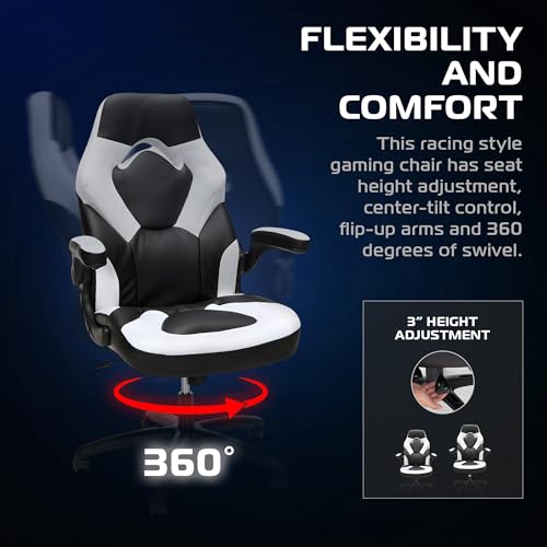 Image of RESPAWN 3085 Gaming Chair, Ergonomic Office Chair, Headrest, Flip-Up Arms