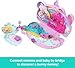 Polly Pocket Wearable Travel Toy with 2 Micro Dolls and 12 Accessories Including Pets, 2-in-1 Bunny Fun Compact Purse Playset with Bunny Unicorn Theme (Amazon Exclusive)