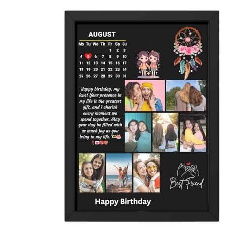 Image of Customised and Personalized Photo Frame for Wall | Custom Collage Picture Frame with Photo Upload