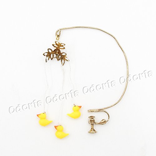 Odoria 1/12 Miniatura Mobile Anatra per Culla