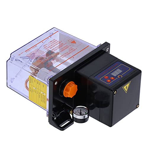 FTVOGUE Bomba de lubricación MY2232H-200X, Accesorios de Herramientas eléctricas Lubricantes Bomba de Aceite lubricante automática Máquina Herramienta CNC Bomba de Aceite AC 220V