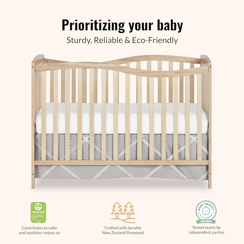 Image of Dream On Me Chelsea 5-in-1 Convertible Full Size Baby Crib, GREENGUARD Gold