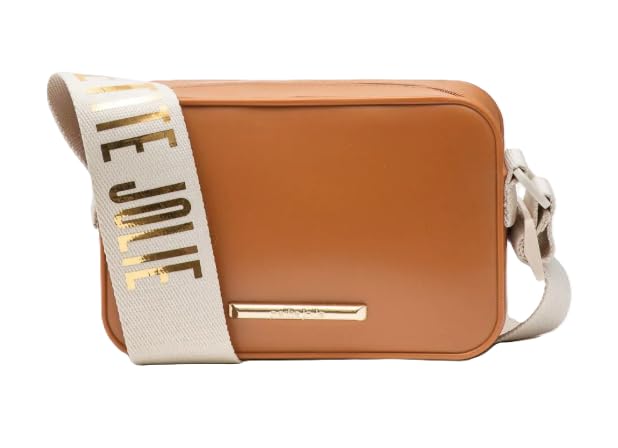 Bolsa Petite Jolie Pop Matte Nude Escuro Doce de leite Ombro PJ11295 Transversal - Nova