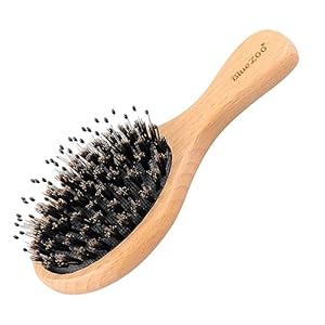 Cepillos para desenredar a los niños pequeños, cerdas suaves, madera húmeda y seca, aire, peines haya, peine masaje peluquería, cepillo pelo, peine madera, masaje