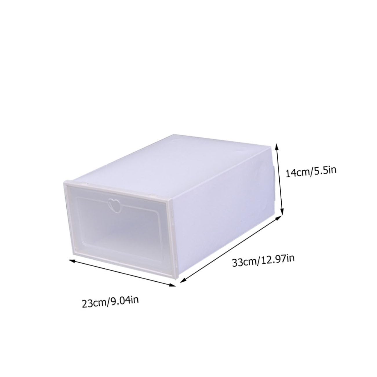 4 piezas Cajas Transparentes para Zapatos con Tapa Abatible Caja Apilable de Plástico Grueso Tipo Cajón Diseño Prueba de Polvo y Fácil Limpieza Almacenamiento Organizado para
