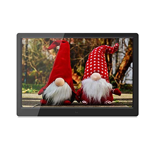 15,4-Zoll-Digitaler Fotorahmen, 1280 * 800 High-Definition-Wecker, Media-Player Mit MP3-MP4 Bildern, Werbung-Player
