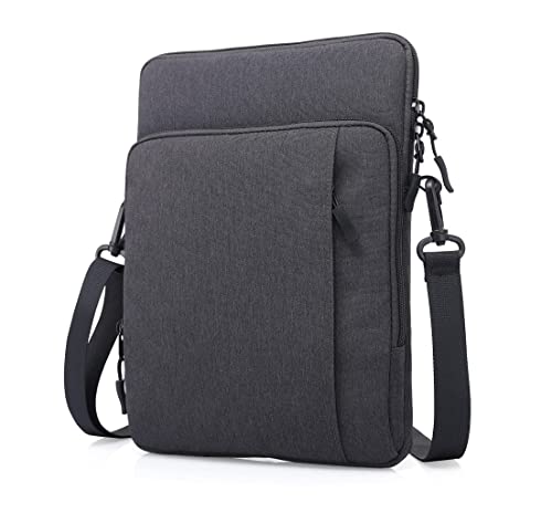 Image of SWOOK 13 inch Laptop Sleeve Case 13.3 Compatible with New MacBook Air M1 A2337 A2179 A1932 2018-2021| MacBook Pro A2338 M1 A2251 A2289 A2159 A1989 A1706 A1708|XPS Surface Pro ThinkPad Envy Swift 3 - Black
