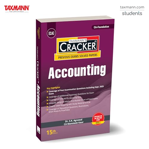 Taxmann's CRACKER for Accounting (Paper 1 | Accounts) – Compiling...