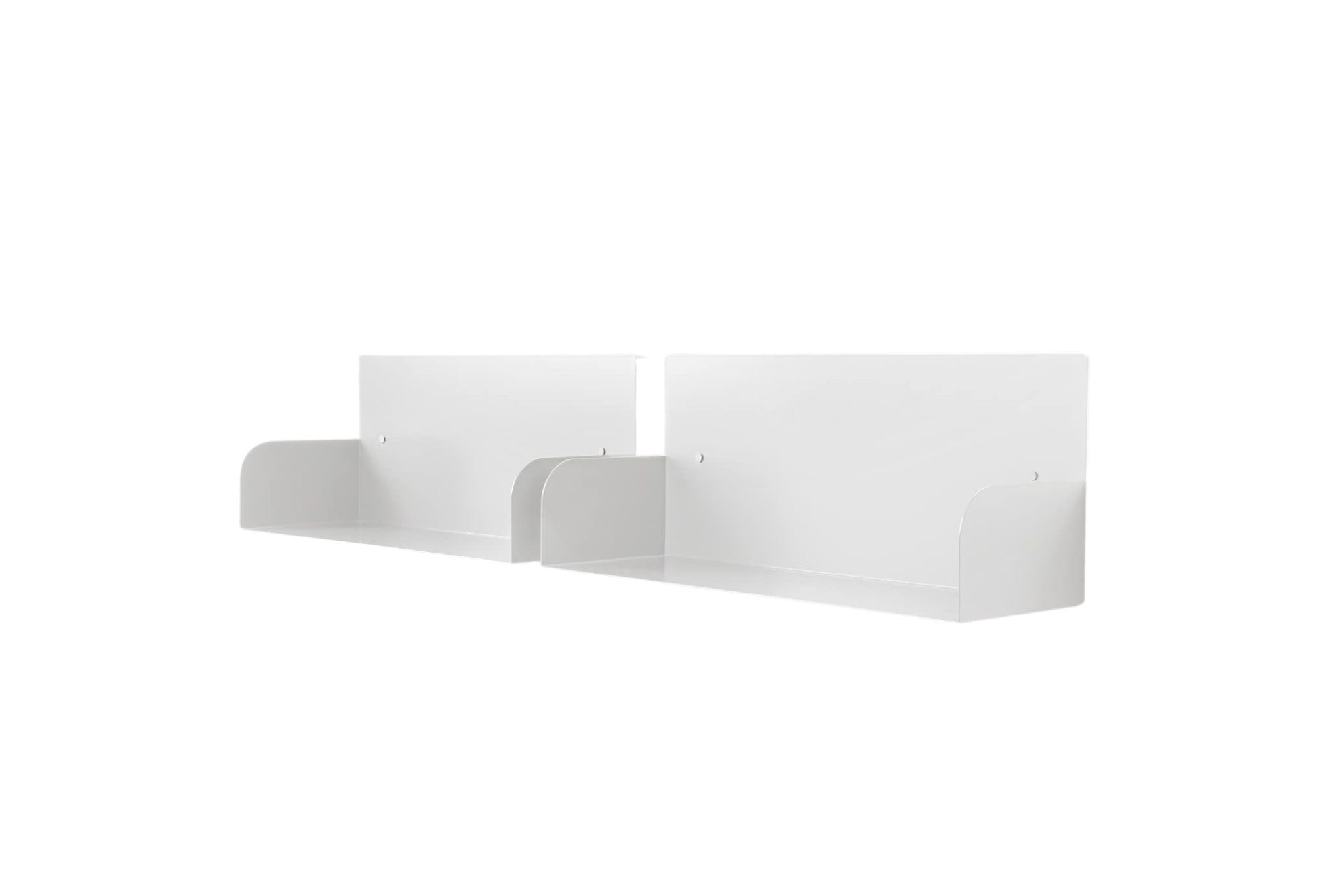 D-Segno Librería de Pared de Metal Home Office. Kit Compuesto por 2 estantes de Pared Modernos. Estante Modular. Sencillo, Colorido y rápido de Montar.
