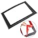 Navigation Trim, Carbon Fiber Car Navigation Screen Frame Trim Cover Fit for Infiniti Q50/Q60 2013-2019