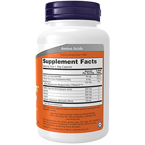 NOW Supplements, True Calm™, Amino Acid blend with B Vitamins & Valerian , 90 Veg Capsules - Image 3