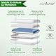 EcoSchlaf® OrthoDual – Orthopädisches Kissen – Zertifiziert – Nackenstützkissen Seitenschläferkissen Nackenkissen aus Dual Memory Foam – Ergonomisches Kopfkissen – Nackenschmerzen (60 x 35 x 08)