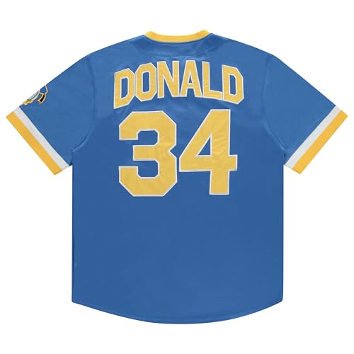 Disney Mickey Mouse Men's Baseball Jersey - Mens Classic Mickey Mouse, Donald Duck and Buzz Lightyear Baseball Jersey Shirt2