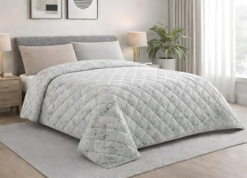 Couette d'été motif Mitril Émeraude légère 100 g/m²