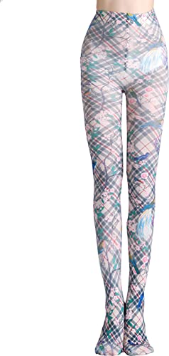 Image of Sahabowi Women Tights, Opaque High Waist Pantyhose, Vintage Control Top Stockings