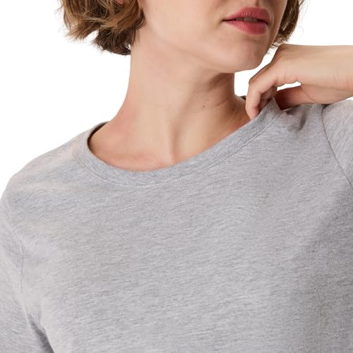 Image of Hanes Women's Perfect-T Crewneck T-Shirt, Lightweight Cotton Short Sleeve Tee for Women