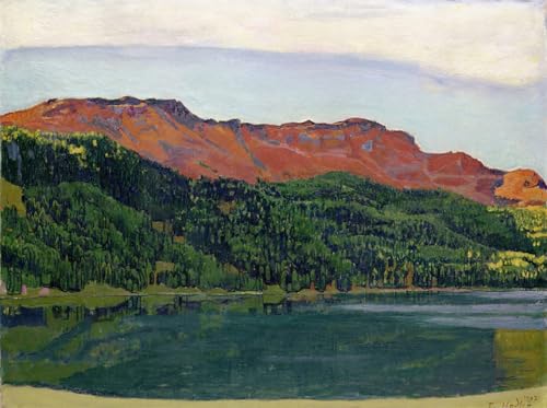 Impression d'affiches Ferdinand Hodler toile Lac de Silvaplana