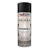 Dupli-Color DAP1698 Sandable Primer Spray Paint - Black Hot Rod- 12 oz. Aerosol Can