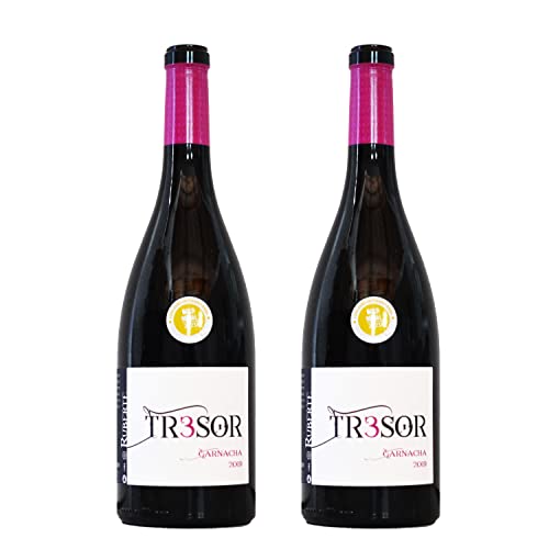 Ruberte Vino Tinto Tresor 2016 - Variedad Garnacha - 8 meses en Barricas de Roble - D.O. Campo de Borja - 15% - 2 botella x 750m
