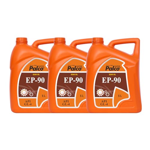 Image of PALCO EP 90 Extreme Pressure Gear Oil for Gear Box 5 Litre (Pack 3) | API GL 4 Gear Oil for Cars, Buses & Trucks High Performance Heavy-Duty for Smooth Transmissions, Superior Protection