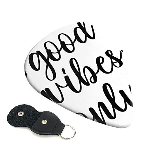Good Vibes Only Lot de 6 médiators pour guitare acoustique, guitare électrique, basse, ukulélé – fins, moyens et épais. - Les Beatles, Paul McCartney, John Lennon, RIngo Starr, George Harrison Good Vibes Only Lot de 6 médiators pour guitare acoustique, guitare électrique, basse, ukulélé – fins, moyens et épais.