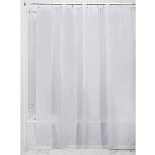 iDesign -Resistant PEVA 3 Gauge Shower Liner, Stall 54 x 78, Lavender