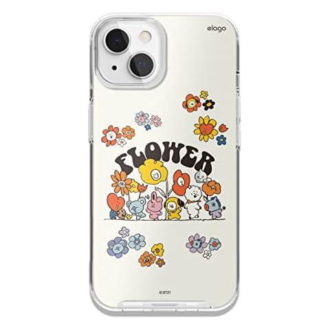 elago BT21 Flower Case for iPhone 13 Cover