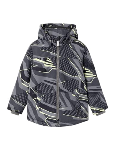 NAME IT Jungen Nkmmax Jacket 1aop Kurzjacke, Schwarz, 128