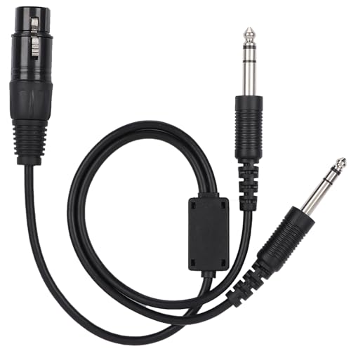 Cable Adaptador Keenso para Auriculares de Aviación XLR miniatura 5
