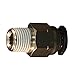 Milton 2200-11 3/8" MNPT 1/2" OD Push to Connect Tube Fitting - Box of 10