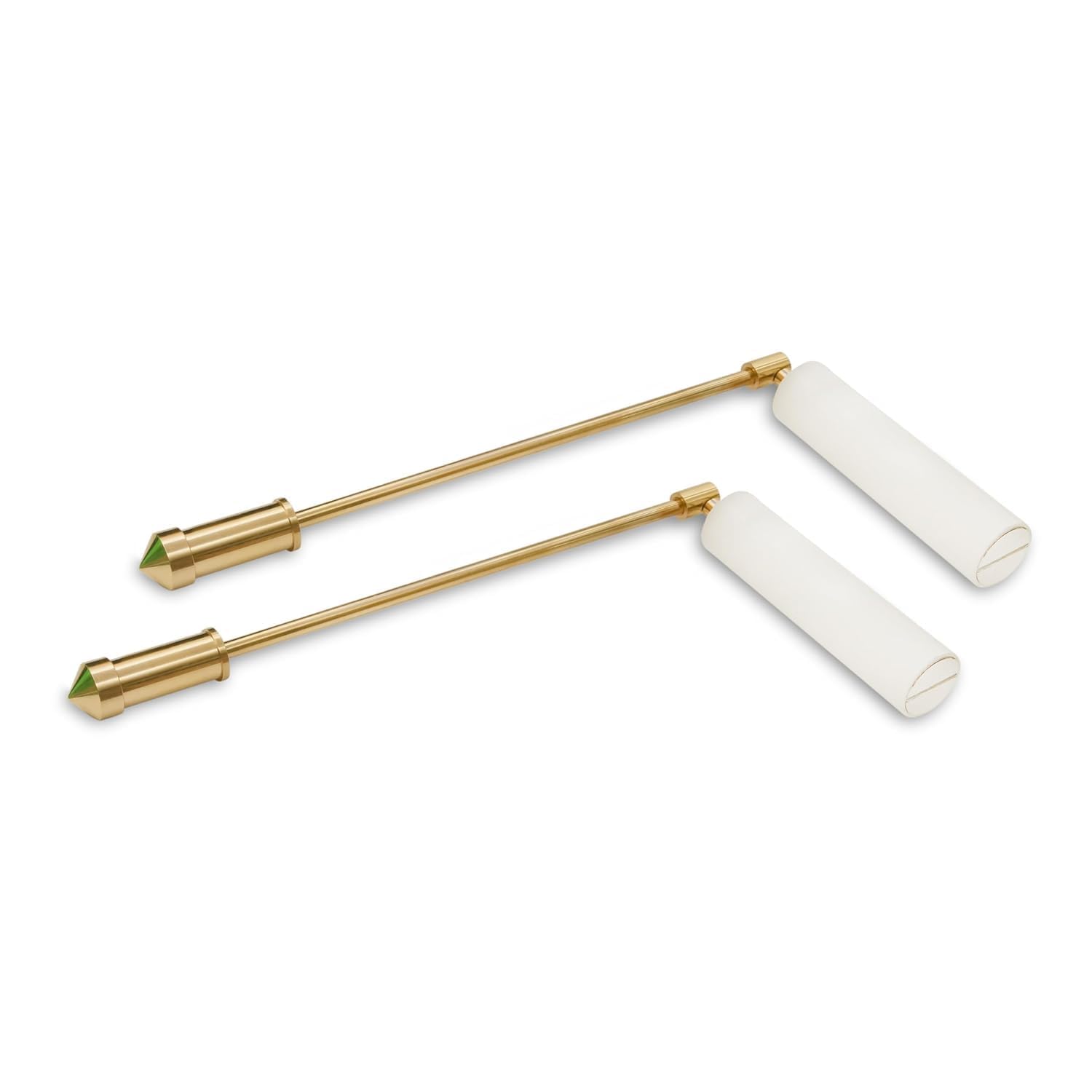 Brass Dowsing Rods Pair with Plastic Handle | Aura Energy Checker | Feng Shui | Reiki | Dowser | Diving Rod | Dowsing L Rods Pair | Only 2 Rods |-image-33