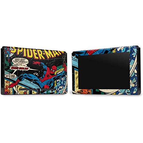 Gaming Skin Compatible with Nintendo Switch Bundle - Officially Licensed Marvel/Disney Marvel Comics Spiderman Design
