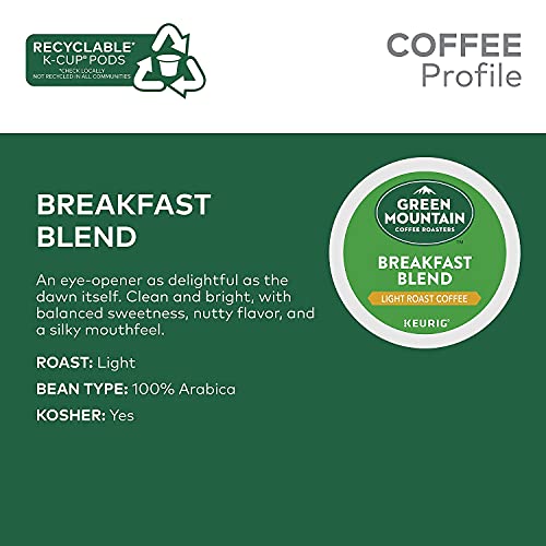 Image of Green Mountain Coffee Roasters 6520 Breakfast Blend Coffee K-Cups, 24 /box